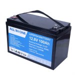 Cena fabryczna Deep Cycle Solar RV Caravan Marine 12 V Akumulatory litowo-jonowe 12 V 100ah Akumulator LiFePO4