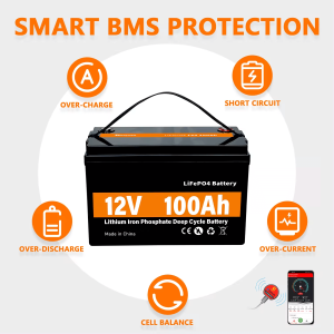 Akumulator LiFePO4 do magazynowania energii słonecznej 12 V 100 Ah