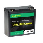 Akumulator litowo-jonowy Lifepo4 12V 20AH do wielokrotnego ładowania OEM