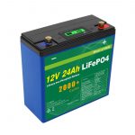 Solar Deep Cycle 24v 48v 24ah Lifepo4 Akumulator UPS 12v 24ah