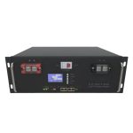 6000 cykli 48V 100Ah 5Kwh RS48 LiFePo4 Bateria słoneczna z szafką 5U